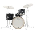 DW Drums Design Frequent Flyer 20'' Shell Pack, Matte Satin Black