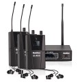 SubZero SZ-IM2 Stereo In Ear Monitoring System Pack, 3 Receivers