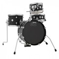 DW Design Series 4pc 18'' Mini-Pro Shell Pack, Black Satin