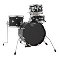 DW Design 4pc 16" Mini Pro Shell Pack, Satin Black
