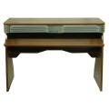 Sefour X60 Studio DJ Desk, Tobacco Walnut