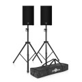 Yamaha DZR10-D Dante 10'' Active PA Speaker Pair with Stands