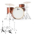 Gretsch Catalina Club Rock 24" Drum Kt w/Hardware, Satin Walnut Glaze