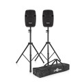 SubZero 200W 8" PA System with Digital Media Player & Stands