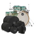 Mapex Armory LA Fusion 6pc Shell Pack w/ Bags, Ultra Marine