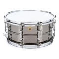Ludwig LB417KT 14" x 6.5" Hammered Black Beauty Snare Drum, Tube Lugs