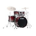 Tama Starclassic Walnut/Birch 4pc Shell Pack, Satin Burgundy Fade