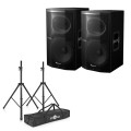 Pioneer XPRS-12 Active PA Speaker Pair With Stands