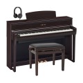 Yamaha CLP 775 Digital Piano Package, Rosewood
