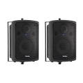 SubZero 80W 8" Active PA Speaker with Yoke Bracket, Pair