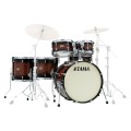 Tama SLP Dynamic Kapur 22'' 5pc Shell Pack, Gloss Black Kapur Burst
