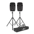 SubZero 500W 12" PA Speaker System with Digital Media Player & Stands