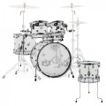 DW Drums Design Series 6pc Acrylic Shell Pack, Snare & 18" Tom, Clear