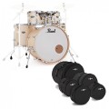 Pearl Decade Maple 22" Am Fusion Shell Pack w/Bags, Gold Meringue