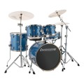 Ludwig Evolution 22'' 5pc Drum Kit w/ Hardware, Azure Blue