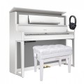 Roland LX708 Digital Piano Package, Polished White
