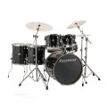 Ludwig Evolution 22'' 6pc Drum Kit w/ Hardware, Black Sparkle